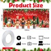 Preboun Black Nutcracker Christmas Garage Door Decoration 6 x 13