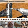 Toolmays 8pcs Damaged Screw Extractor Set, 5 Pcs Hss 4241
