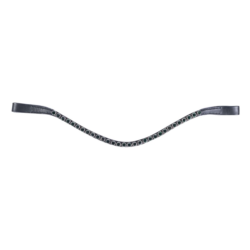 HKM Precious Headband Dark Green One Size