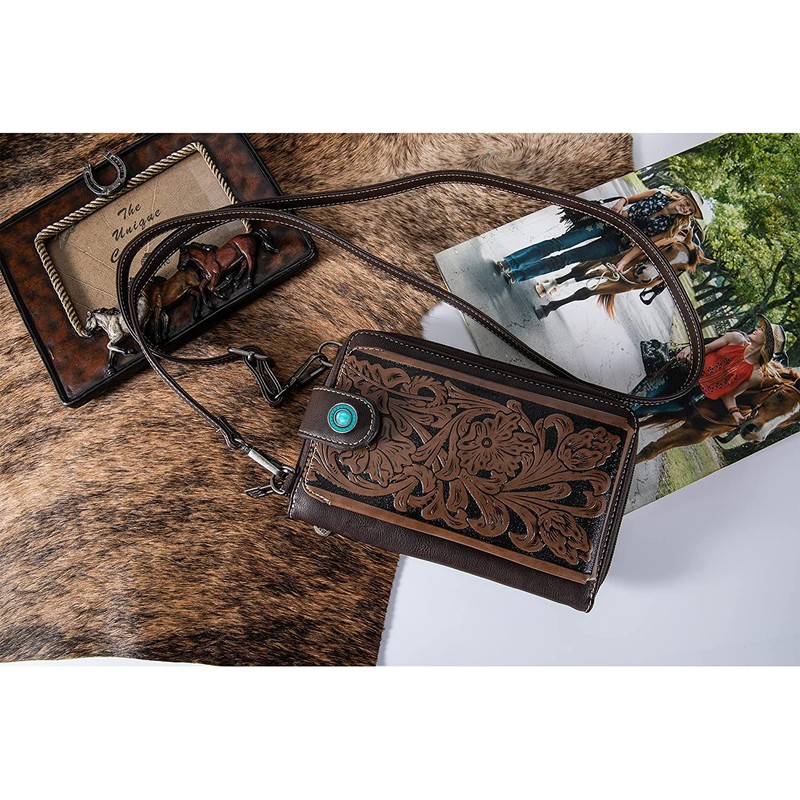 Montana West Crossbody Cell Phone Purse For Women Western Style