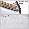 EOOUT 24pcs Mesh Zipper Pouch Bags A3 Extra Large Document