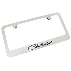 Elite Automotive Products, Inc. License Plate Frame for Dodge Challenger (Chrome)