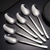 Soup Spoons Stainless Steel Set of 6 Heavy Duty Silverware
