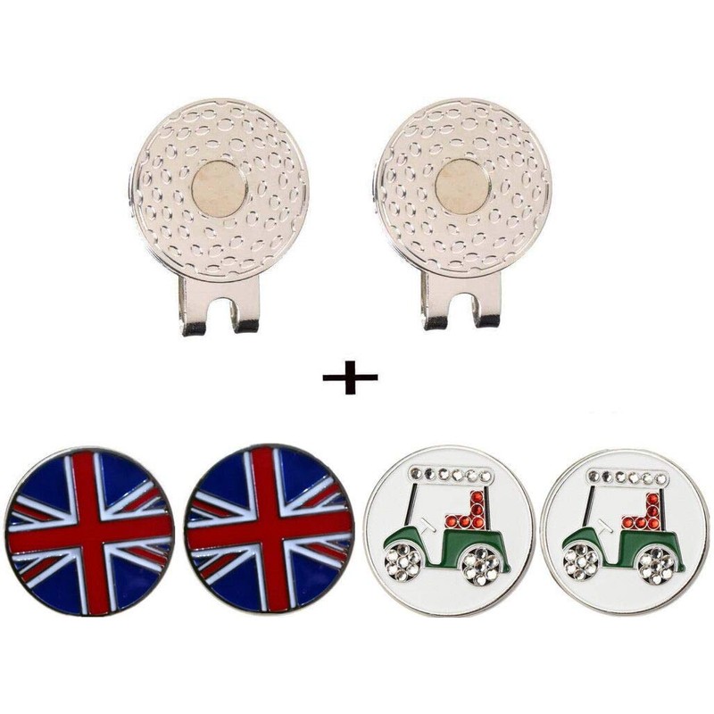 Golf Hat Clip with Ball Marker Magnetic Value Gift Set,