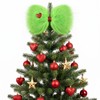 14 x 8'' Lime Green and Red Christmas Tree Topper