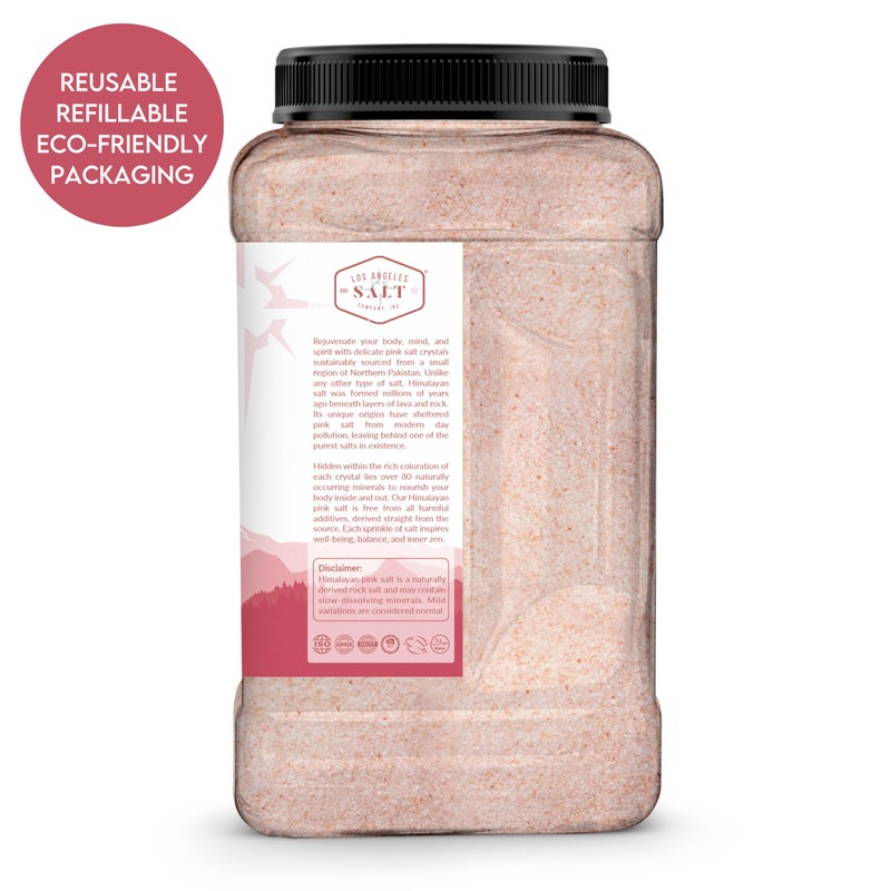 LA SALT CO Kashmir 5 Lbs Pink Himalayan Salt Bulk
