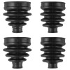 Caltric 2 Front Axle Inner Outer CV Boot Kit for
