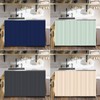 BESTORI Cabinet Curtains for Shelves Privacy Closet Curtain Dust Proof