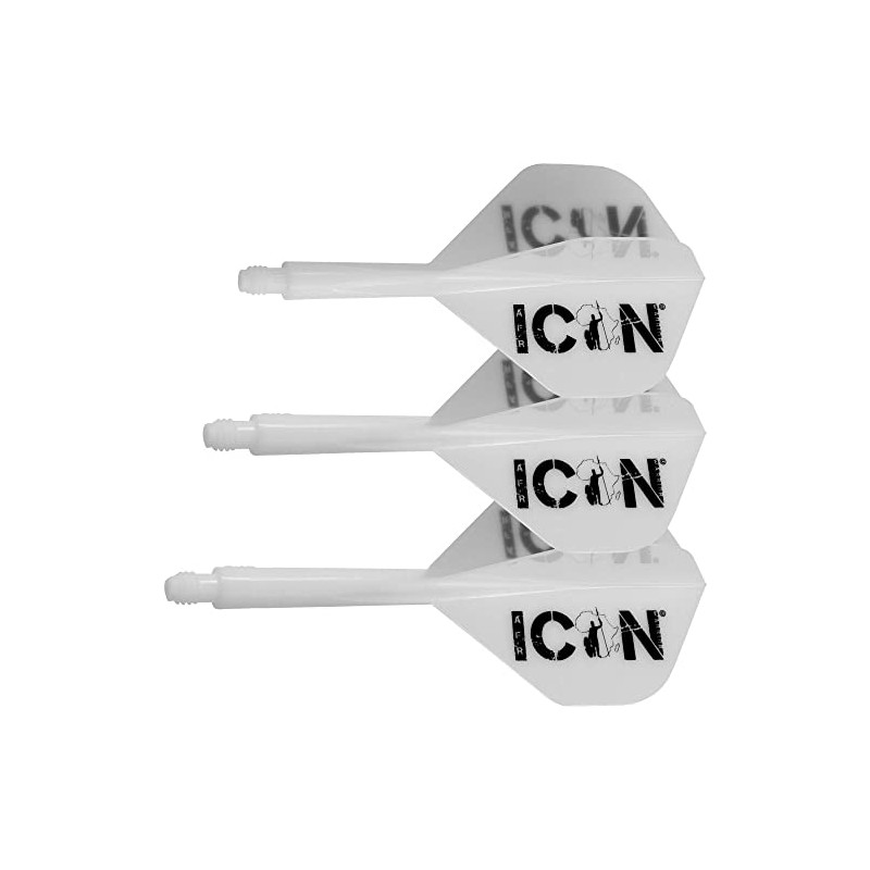 Condor Axe Player African Warrior Icon White Standard Dart Flights