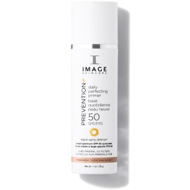 IMAGE Skincare, Prevention+ Daily Perfecting Primer SPF 50, Zinc Oxide Face Priming Sunscreen Lotion, 1 oz
