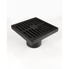 PHASAT Floor Drain Brass Contemporary 4 inches Square with Removable