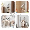 Laundry Drying Rack, Wall Mounted Retractable Clothes Hanger, Aluminium Home