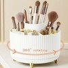 360° Rotating Brush Organizer – Vanity & Bathroom Storage Tray