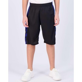 Real Essentials Boys' 5-Pack Mesh Active Athletic Performance Basketball Shorts with Pockets, Set 12, X-Large