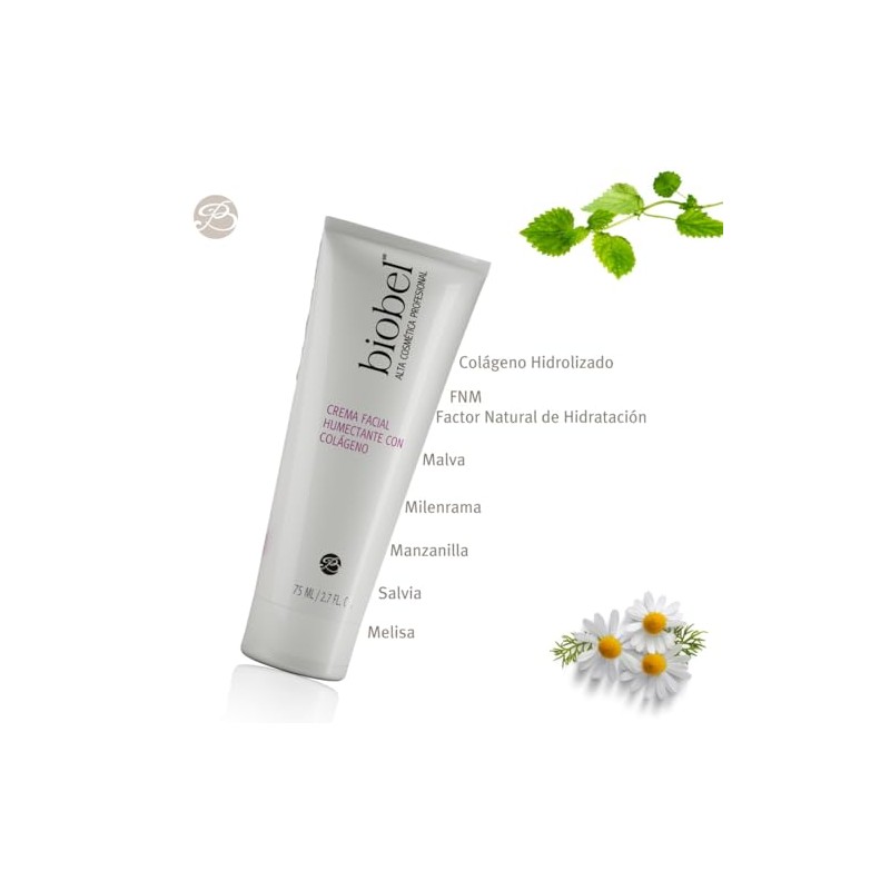 Biobel Crema Facial Humectante Con Colgeno 75ml