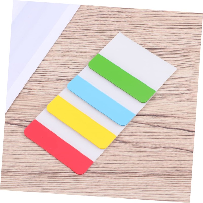 Operitacx 3pcs Bookmarks Stickers Stationery Reading Accessories Writable Tabs Office
