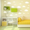 Big Clouds Wall Decals Removable DIY Large Vinyl Sticker Self