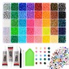 Resin Rhinestone Kit for Bedazzling – 40-Color Flatback Gems with