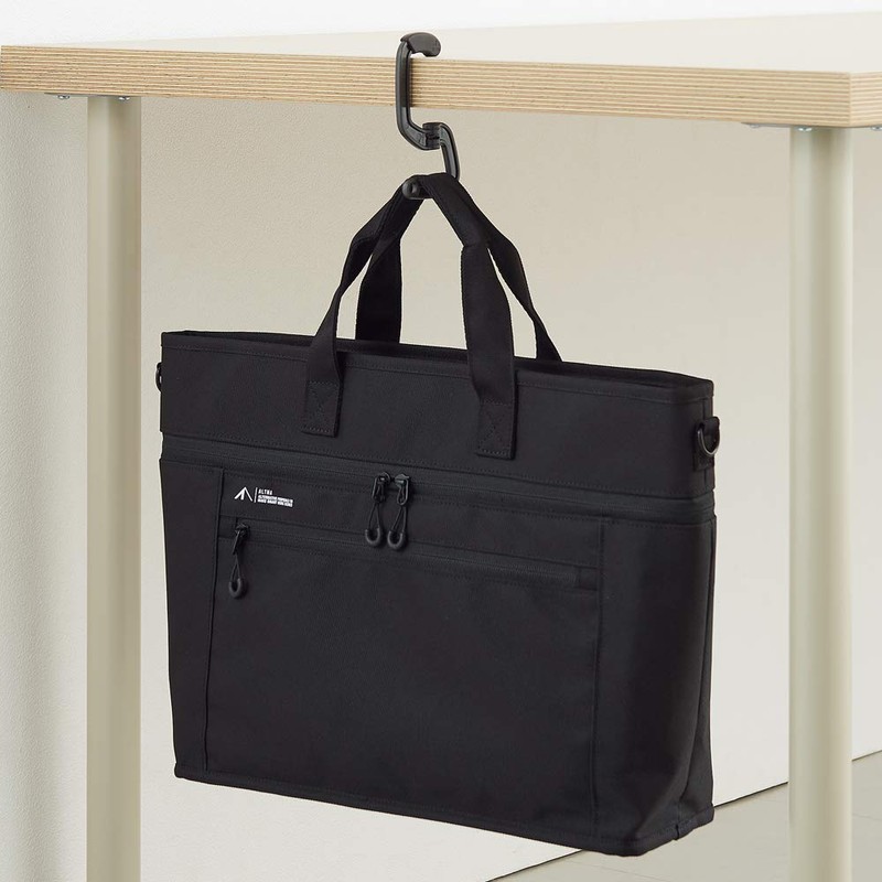 Lihit Lab A7791-24 Bag Hanger Bag Hook, Black