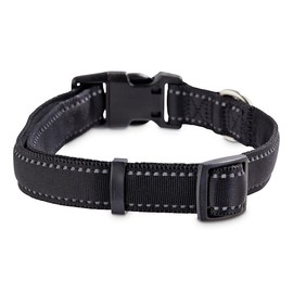 Youly Reflective Dog Collar, Black, Large