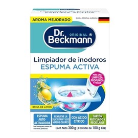 Dr. Beckmann, Limpiador de Inodoros Espuma Activa, 3 Bolsitas de 100 g c/u