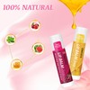 Lip Balm Set,12 x 5g Moisturising Lip Balms with Natural