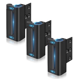 KERUI 3x Home High Security Child Safety Door Lock Childproof Door Reinforcement Black
