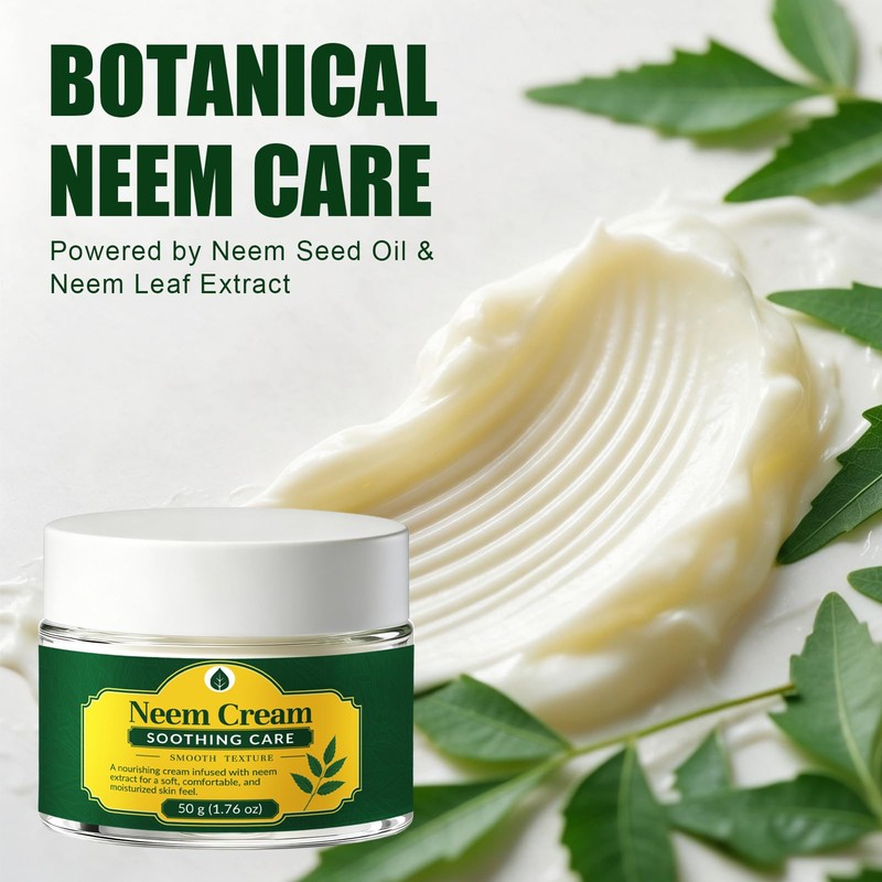 Neem Cream with Aloe Vera & Shea Butter, Moisturizing Face