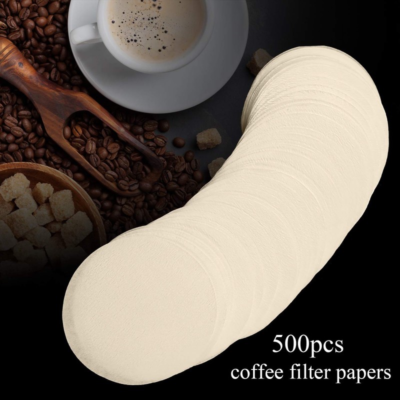 Outus 500 Pieces Replacement Paper Filters Compatible with Aeropress Coffee