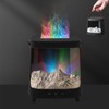 Essential Oil Diffuser, Upgraded Portable Aurora Flame Aromatherapy Scent Aroma