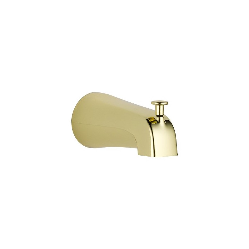 Delta Faucet U1075-PB-PK Diverter Tub Spout, Polished Brass, 0.5