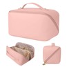 Cosmetic Bag, Extra Large Waterproof Makeup Organizer, High-Quality PU Travel