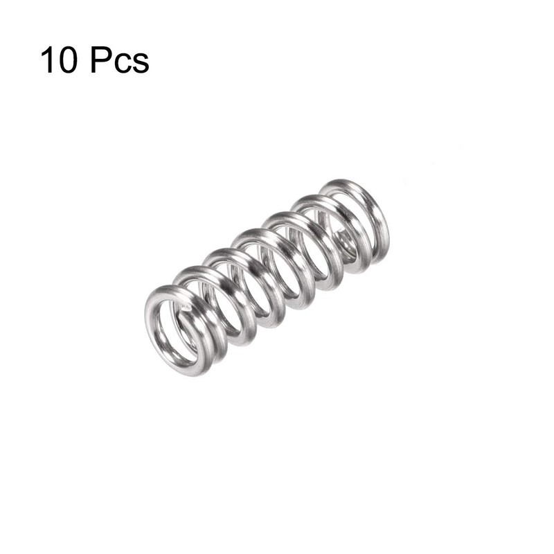 sourcing map Compression Spring 304 Stainless Steel Compression Springs Spiral