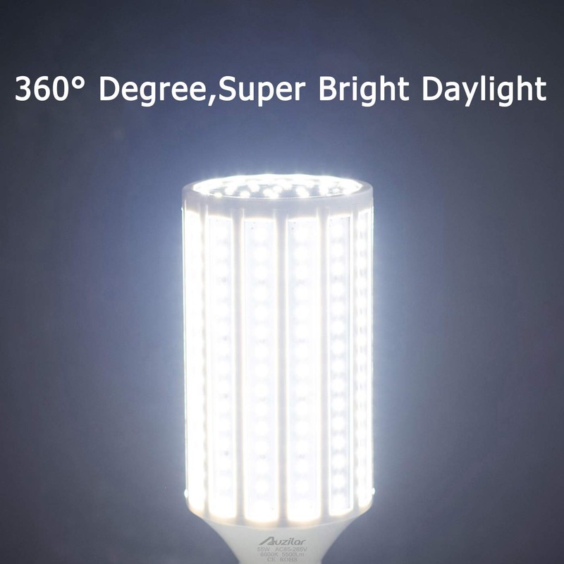 Auzilar 55W LED Corn Light Bulb (E39 Large Mogul Base)
