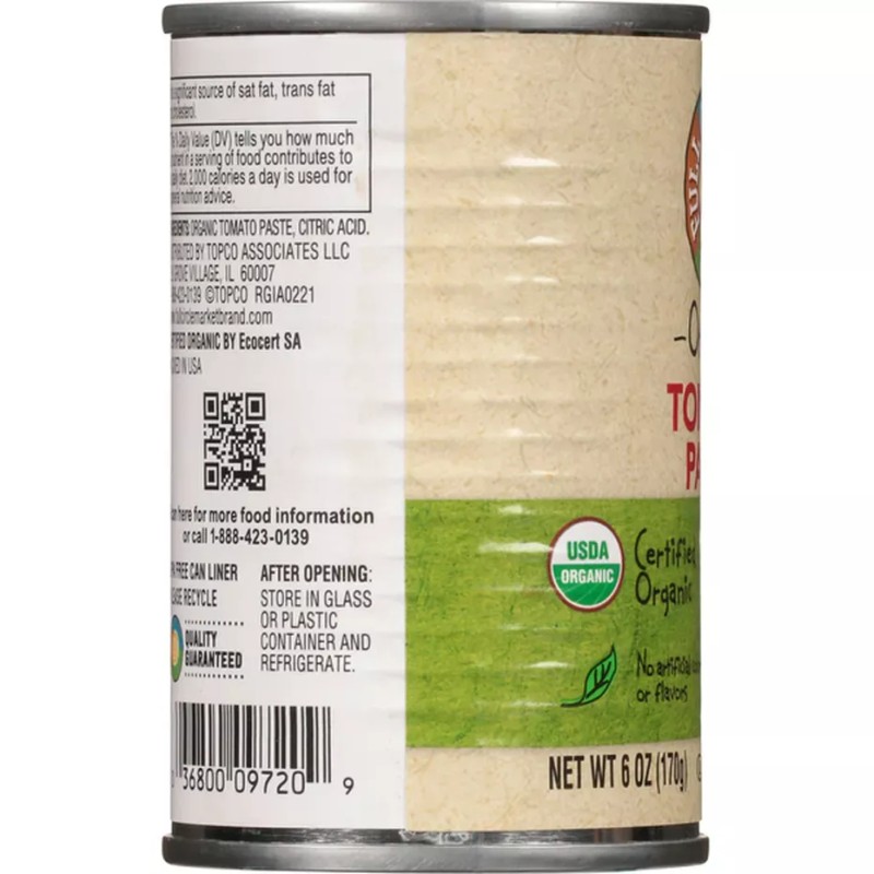 Full Circle Market Organic Tomato Paste 6 oz (Pack of