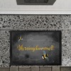 speecheese Hereingebummelt Hummel Door Mat XL 40 x 60 cm