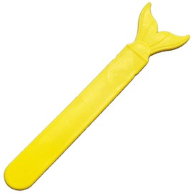 1PC Plastic Animal-Shaped Paediatric Tongue Tongue Depressors, Yellow(Type B)