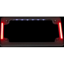 CUSTOM DYNAMICS License Plate Frame with LED - Flat - Black TF07-B