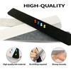 8 Pcs Black White Grey Felt Pin Board Bar Strips