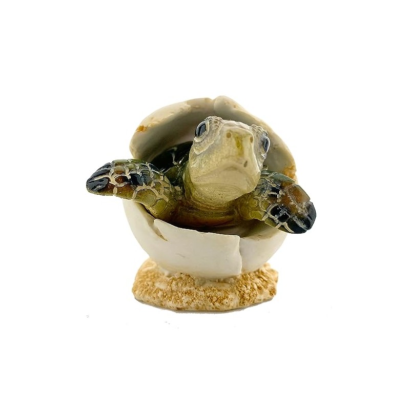THE JOY TREE Hatching Sea Turtle - Sculpture Figurine Ocean
