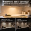 EZVALO 12inch Under Cabinet Lighting Wireless, Wide Even Glow, 6000mAh