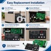 Upgraded 42002-0007S Control Board with 472610Z Switch Pad for Pentair