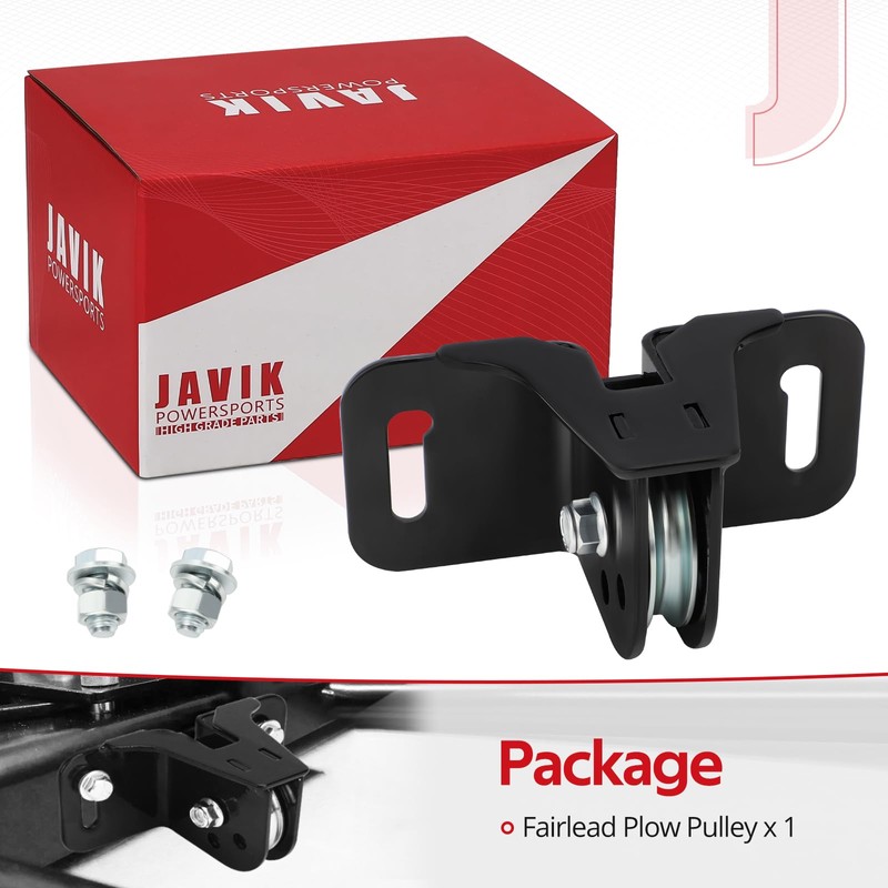 JAVIK Fairlead Plow Pulley Cable Winch Plow Mount for Standard
