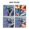 30Pcs Zipper Holder Upper for Jeans, Silicone Hook for Skirt