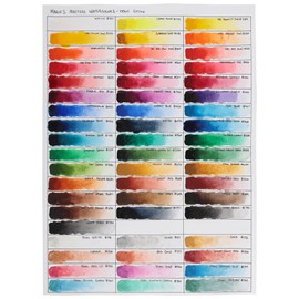 Marie's Watercolor Paint - Concentrated Color, Pure Pigments, High Lightfastness Ratings Craft Paint for Artists - Phthalo Blue (Green Shade) (9mL/0.3 oz)