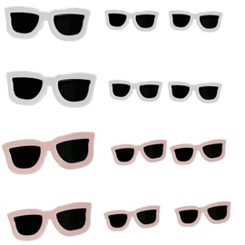 LONG XIN SERIES 20 Pcs Hair Clip Sunglasses Fun Hair Clips Side Bangs Clip Cute Hair Accessory DIY Hair Decoration Clothing Accessories