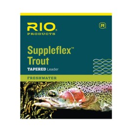 RIO Products Suppleflex Trout Leaders 12ft 3X, 3 Pack