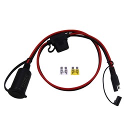 CUZEC 2FT/0.61m 14AWG SAE to Plug Socket Adapter Plug Socket with SAE Connector
