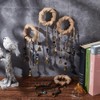 FREEBLOSS Set of 4 Witch Wind Chimes Witchbells with 12