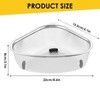 Triangle Corner Strainer Triangular Sink Drain Basket for Kitchen Multi-Functional